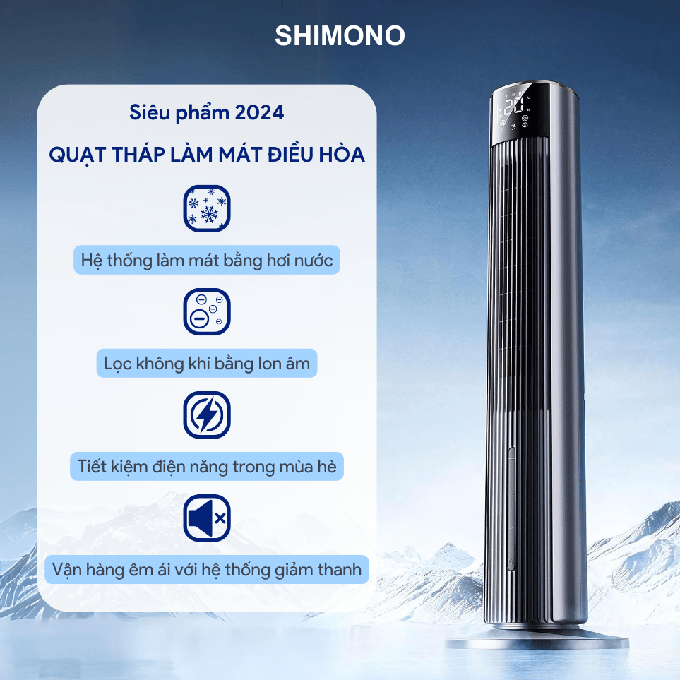 QUẠT THÁP ĐIỀU HÒA, QUẠT THÁP HƠI NƯỚC CÓ THỰC SỰ TỐT? CÁCH CHỌN QUẠT ĐIỀU HÒA/QUẠT LÀM MÁT PHÙ HỢP VỚI GIA ĐÌNH BẠN. 4 3