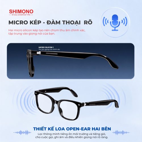 KÍNH THÔNG MINH BLUETOOTH SHIMONO AIMB-V6 MAX