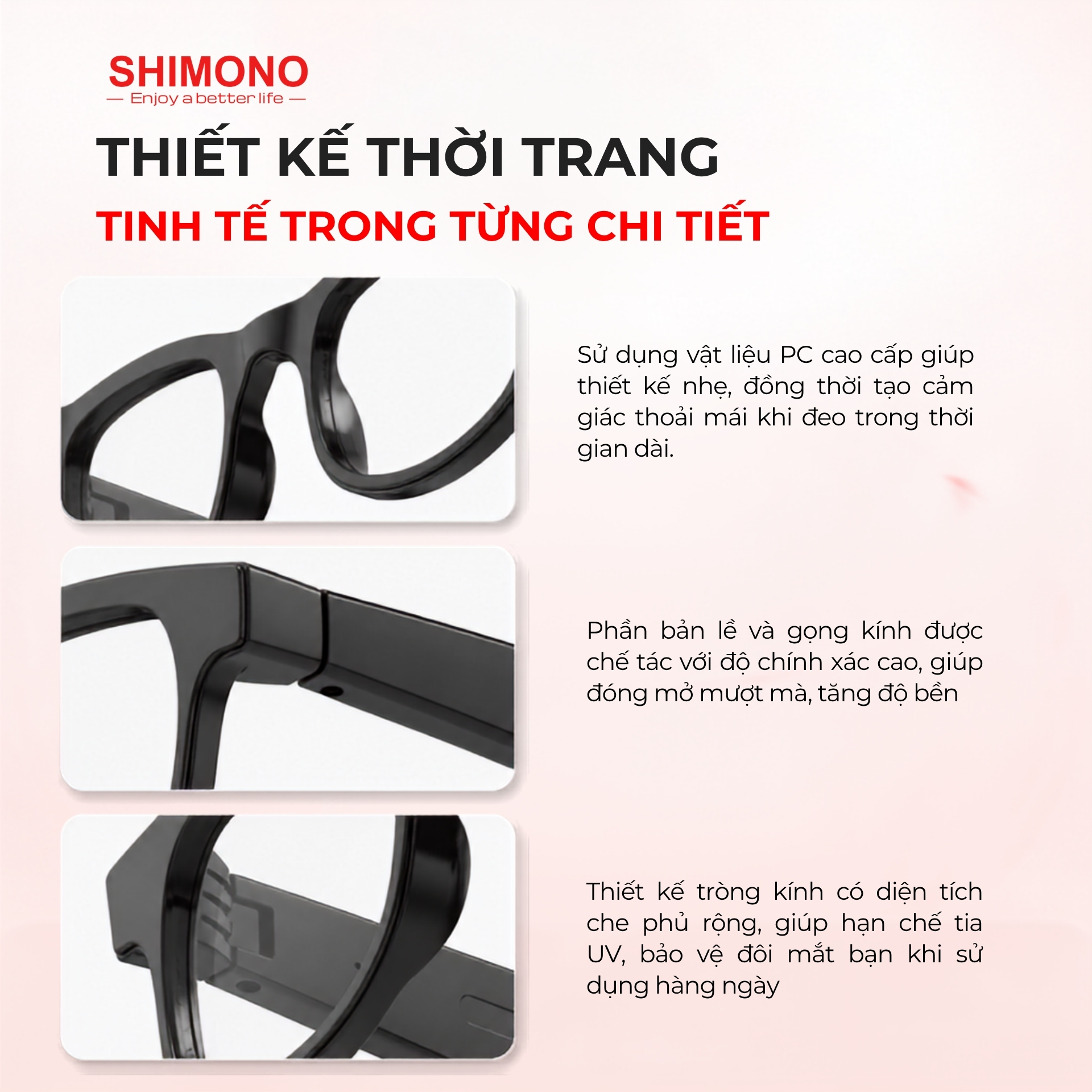 Kính Thông Minh Bluetooth SHIMONO AIMB-V3 Nghe Nhạc, Đàm Thoại Rảnh Tay 9 Kính Thông Minh Bluetooth SHIMONO AIMB-V3 Nghe Nhạc, Đàm Thoại Rảnh Tay - Ảnh 9