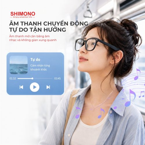 KÍNH THÔNG MINH BLUETOOTH SHIMONO AIMB-V6 MAX
