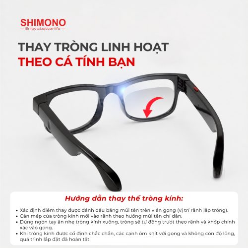 KÍNH THÔNG MINH BLUETOOTH SHIMONO AIMB-V3
