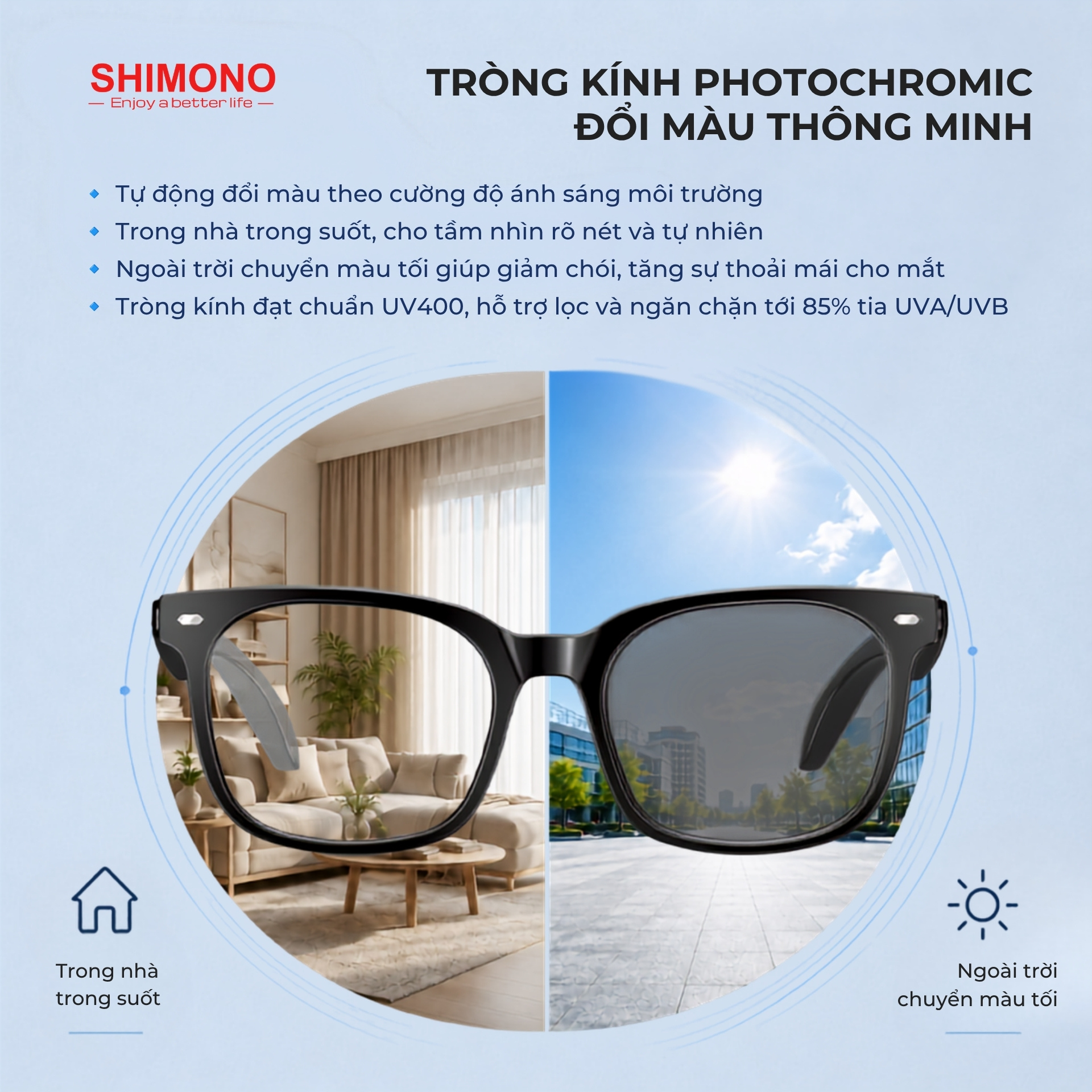 Kính Thông Minh Bluetooth SHIMONO AIMB-V6 Max Nghe Nhạc, Đàm Thoại Rảnh Tay 8 Kính Thông Minh Bluetooth SHIMONO AIMB-V6 Max Nghe Nhạc, Đàm Thoại Rảnh Tay - Ảnh 8